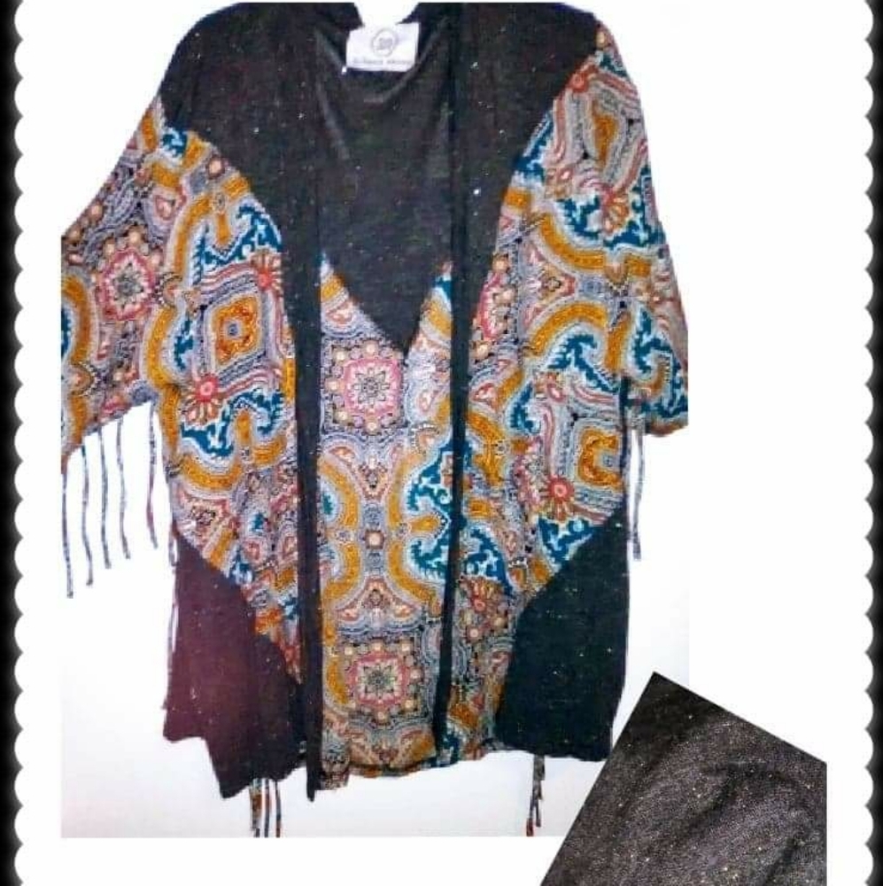 One size plus size cardigan